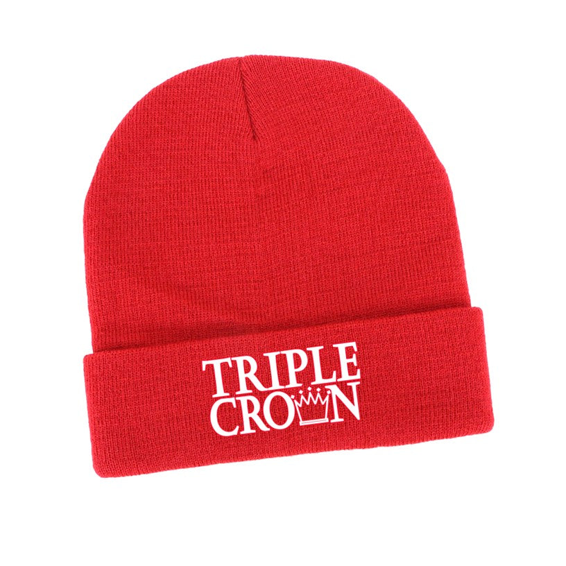 Triple Crown - Beanie - Red
