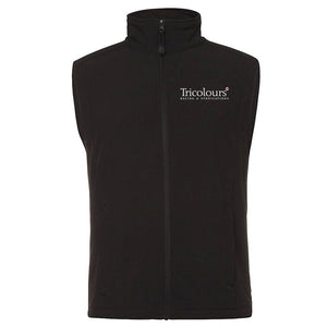 Tricolours - SoftShell Vest - Black Medium