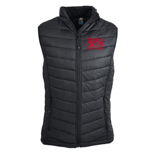 Triple Crown - Puffer Vest - Black Small