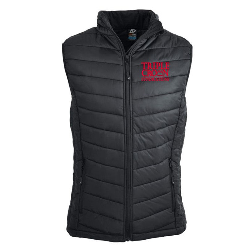 Triple Crown - Puffer Vest - Black Small