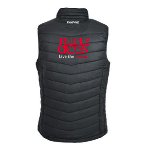Triple Crown - Puffer Vest - Black Small
