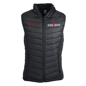 Queen of Hearts Racing - Puffer Vest Personalised