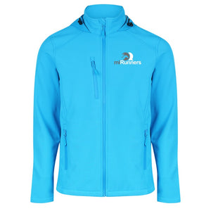 MiRunners - SoftShell Jacket - Cyan Large