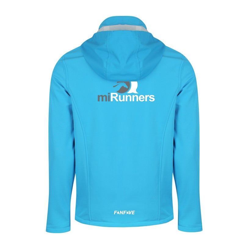 MiRunners - SoftShell Jacket - Cyan Large
