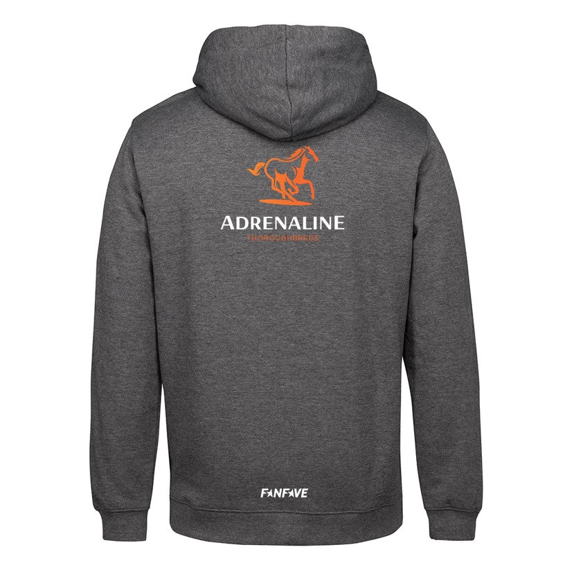 Adrenaline Thoroughbreds - Mens Fleecy Hoodie