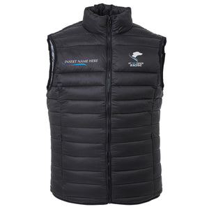 At The Track - Puffer Vest Personalised