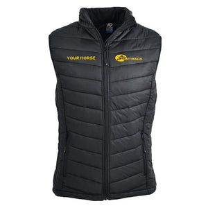 OnTrack Thoroughbreds - Puffer Vest Personalised