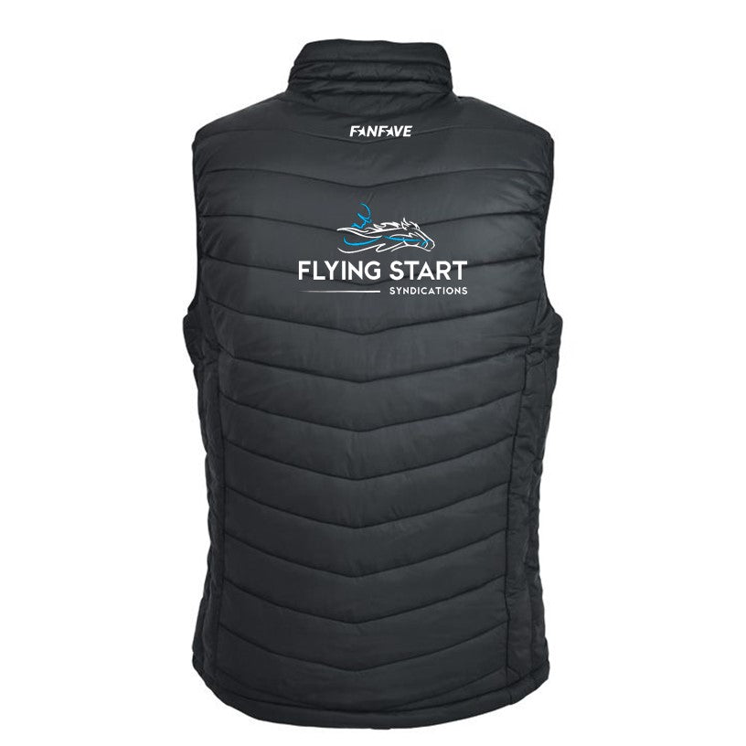 Flying Start - Puffer Vest - Black Medium