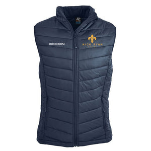 Nick Ryan - Puffer Vest Personalised