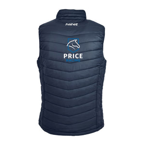 Price Racing  - Puffer Vest Personalised