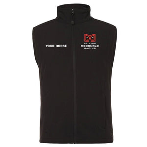 Clinton McDonald Racing - SoftShell Vest Personalised