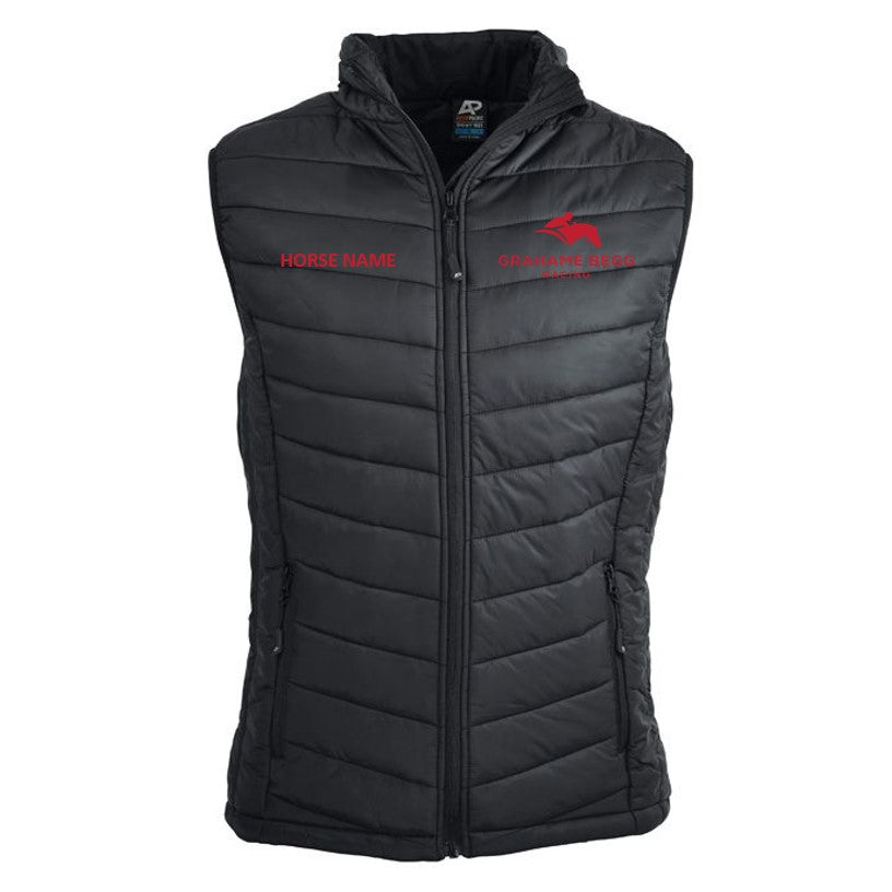 Grahame Begg - Puffer Vest Personalised