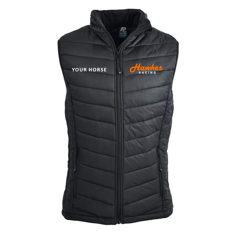 Hawkes Racing - Puffer Vest Personalised