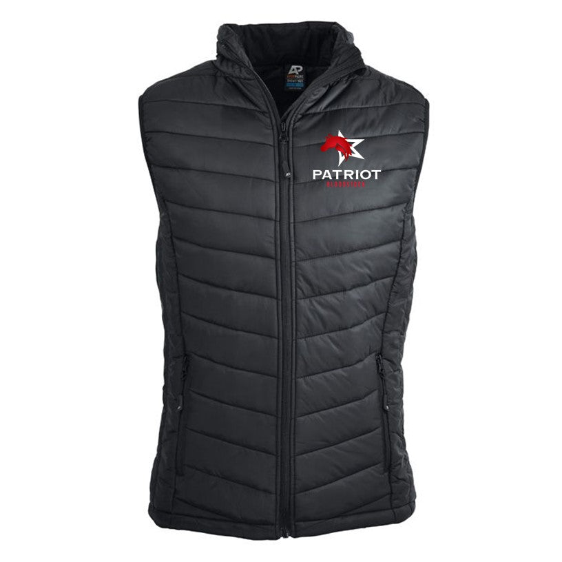 Patriot Bloodstock - Puffer Vest - Black Medium