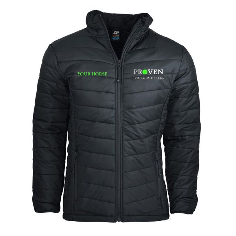 Proven Thoroughbreds - Puffer Jacket Personalised