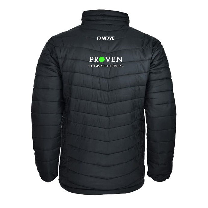 Proven Thoroughbreds - Puffer Jacket - Black Medium