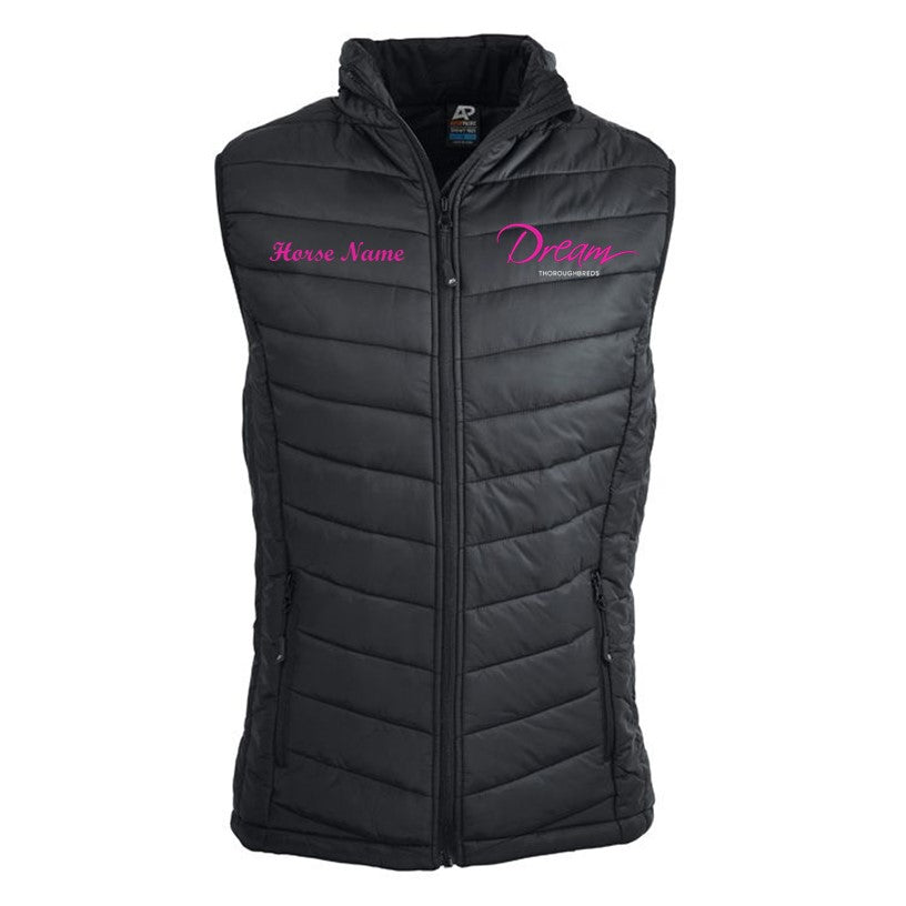 Dream Thoroughbreds - Puffer Vest Personalised